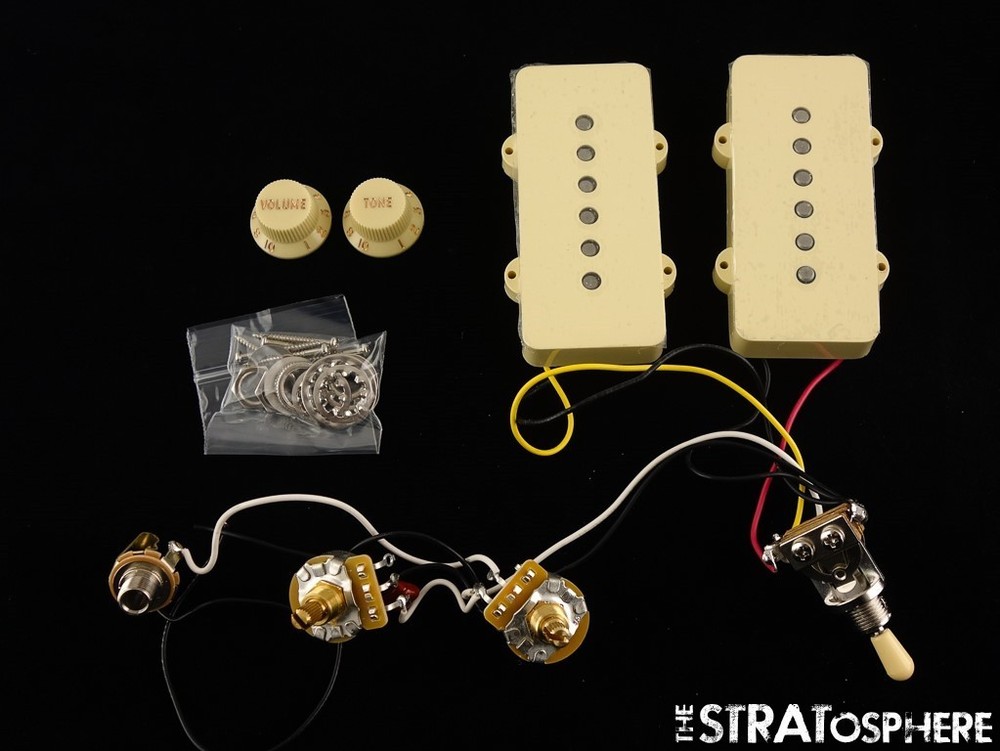 Fender Player II Jazzmaster, PICKUPS POTS KNOBS + TOGGLE SWITCH Alnico 5