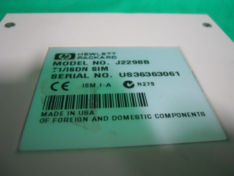 HP J2298B TI/IDSN SIM Internet Advisor T1 Module