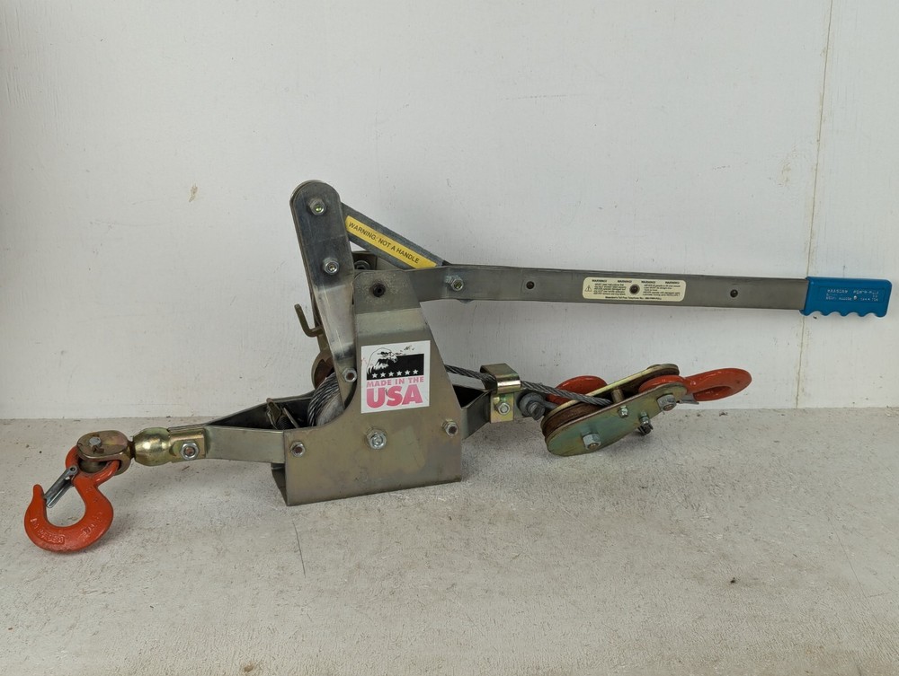 Maasdam Industrial Grade 8000SB Pow'r Pull Cable Puller, 4 Ton 6' Capacity
