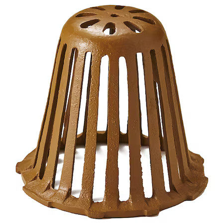 Smith Light Commercial 110-10 Roof Drain F/110, Cast Iron Dome, 6" H