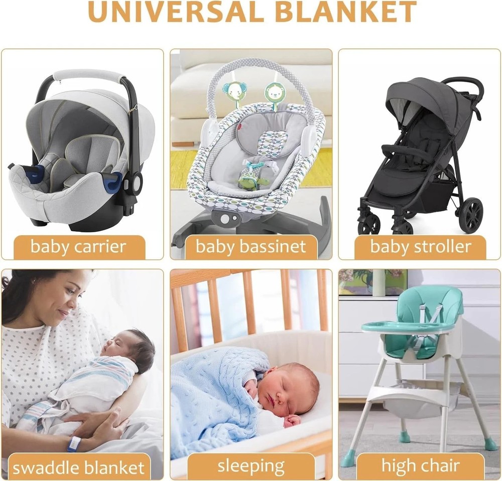 Baby Blanket 90x90cm Double layer, Universal