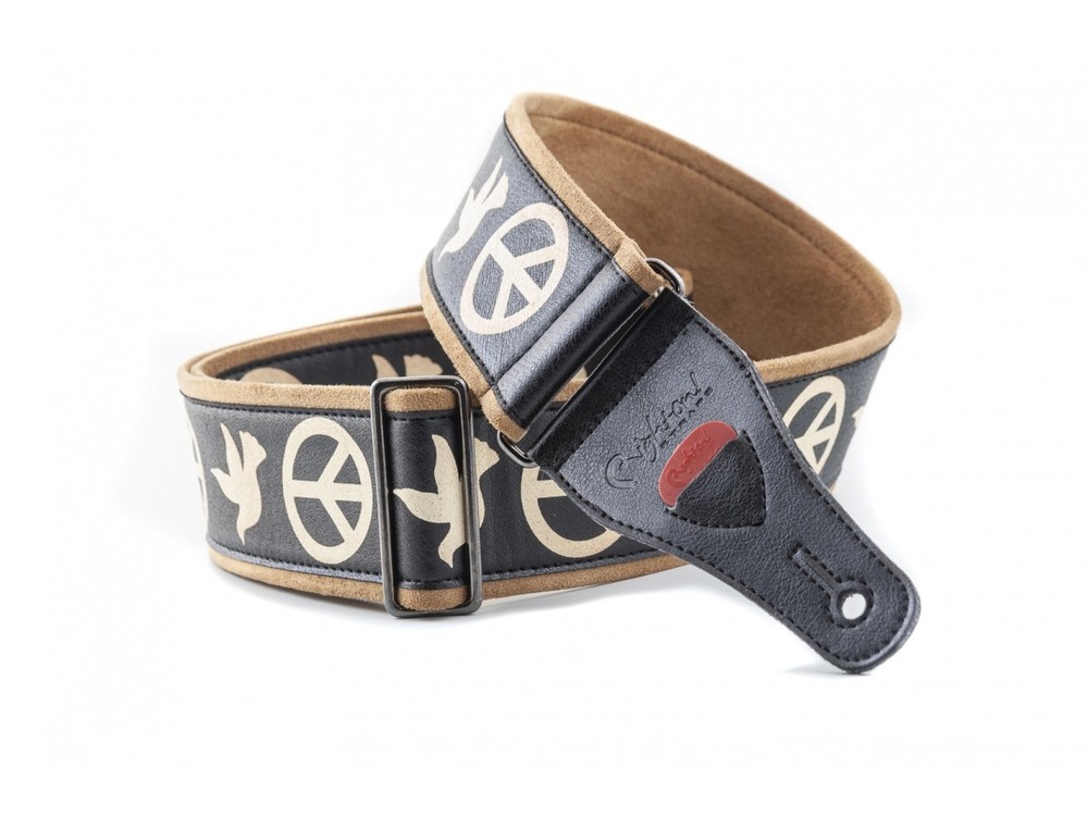 RightOn! Legend Peace Doves Guitar Strap