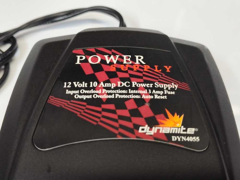 12 Volt 10 Amp DC Dynamite DYN4055 Power Supply with Overload Protection