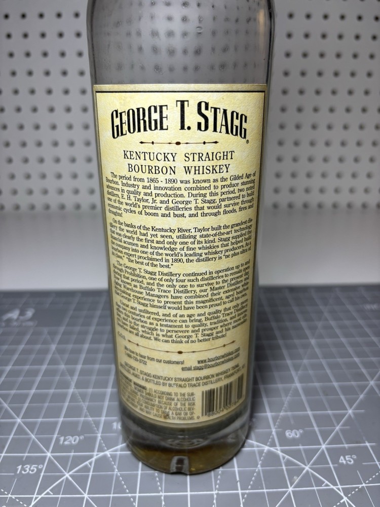 george t stagg empty bottle 138.1 2014