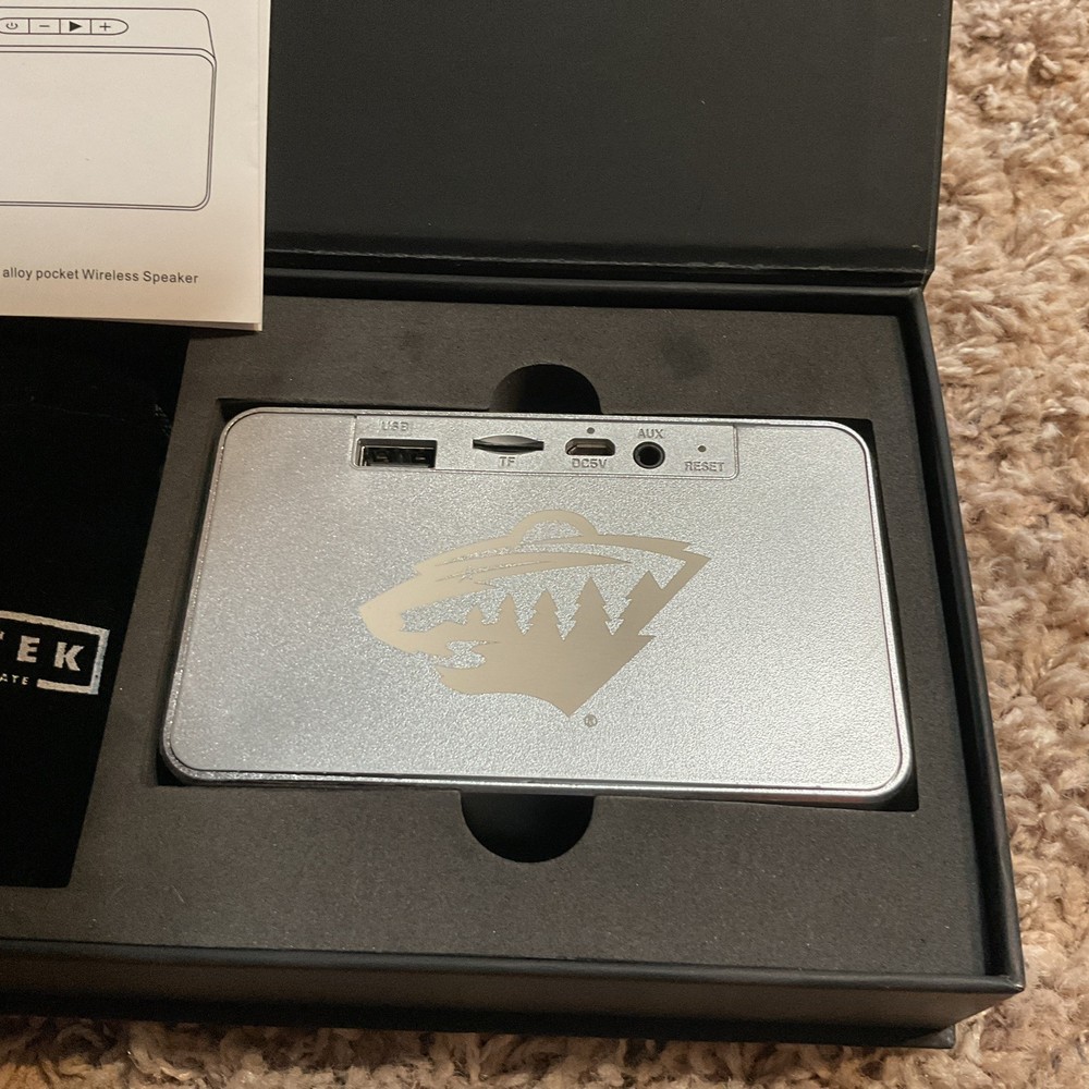 Minnesota Wild BBTEK Bluetooth Wireless Speaker
