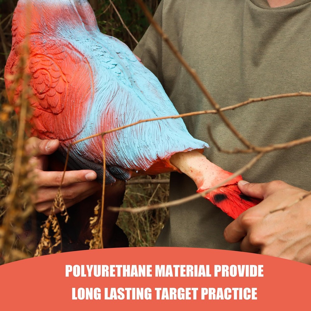 3D Pheasant Archery Target with TwoSided Shooting Range for Bow Training