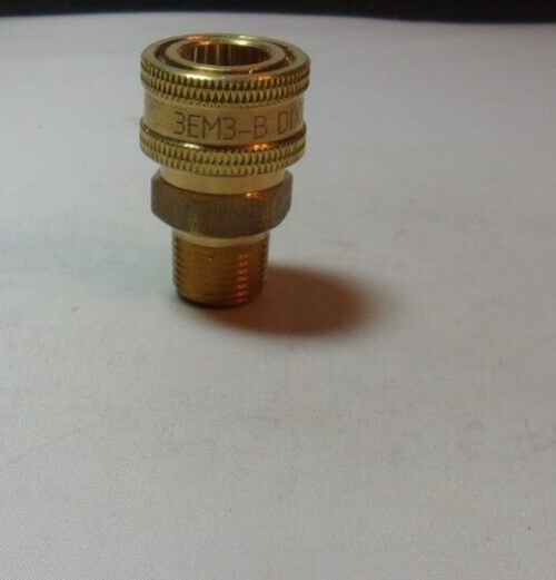 Dixon 3EM3-B, MNPT, 3/8", Coupler 3/8", Brass, 01 Pc