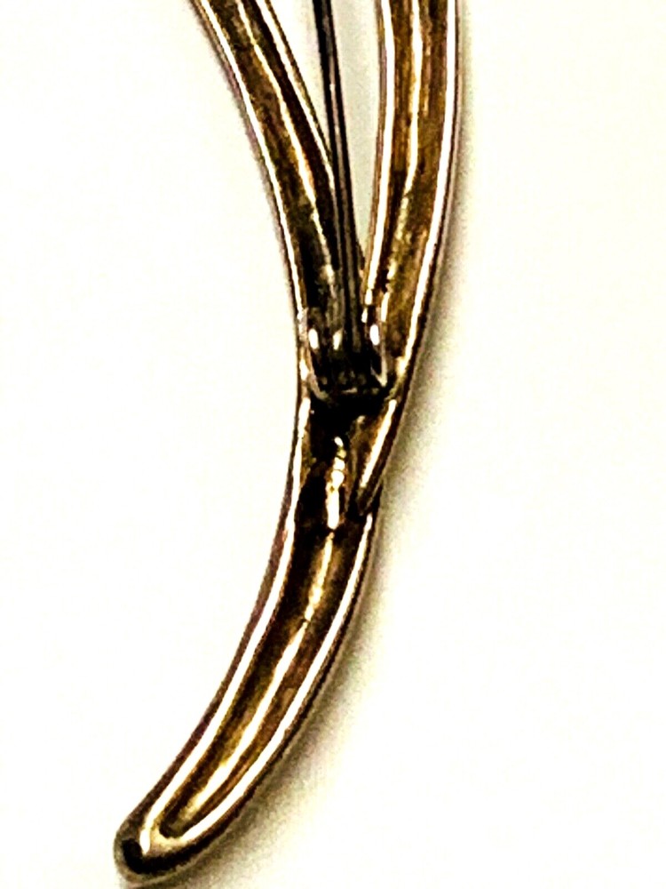 LARGE HEAVY SILVER PIN NOT MARKED