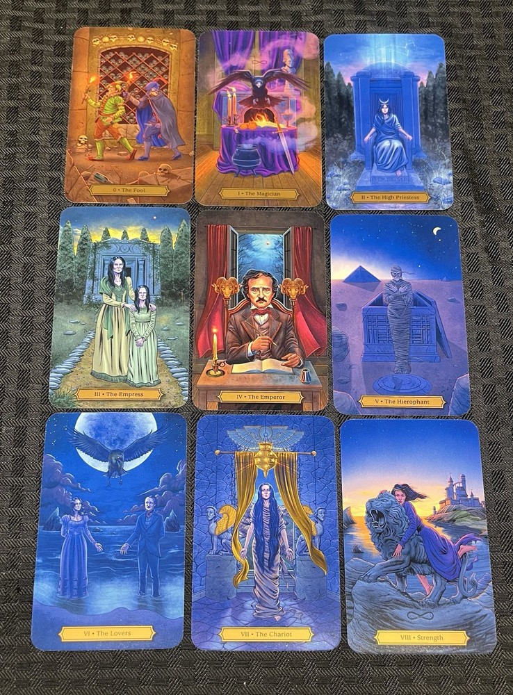 Edgar Allan Poe Tarot Complete Deck and Book