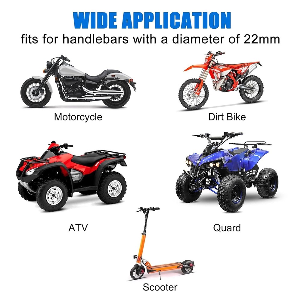 Universal Motorcycle Engine Kill Switch Handlebar Start On Off Switch Button Com