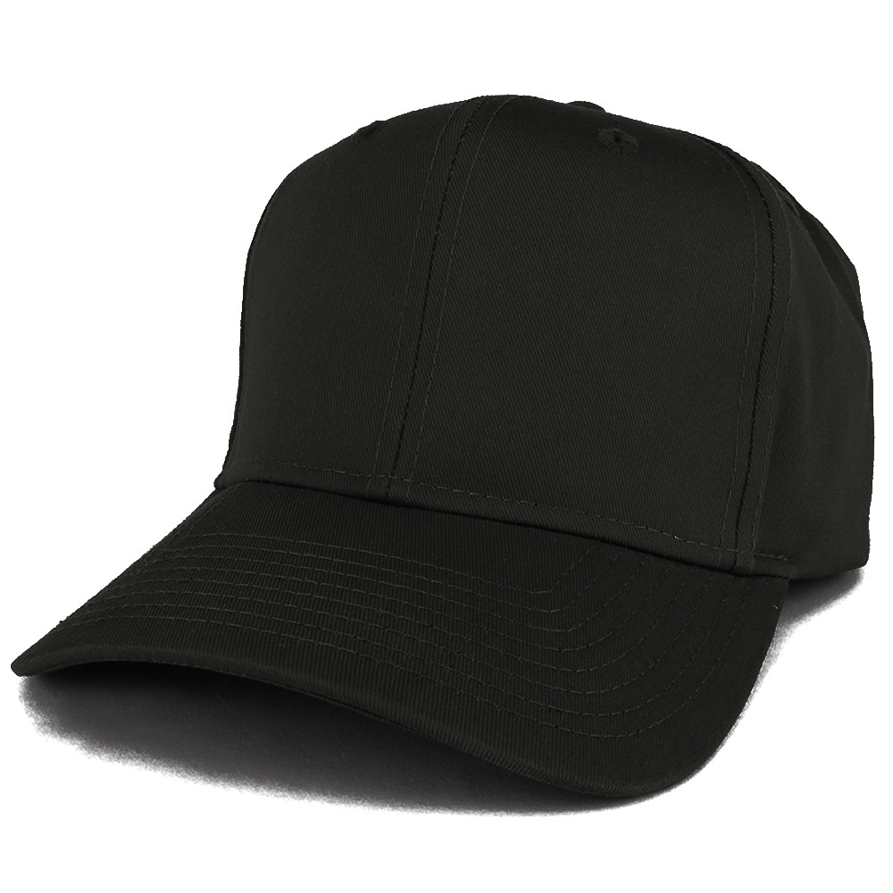 XXL Oversize High Crown Adjustable Plain Solid Baseball Cap - FREE SHIPPING