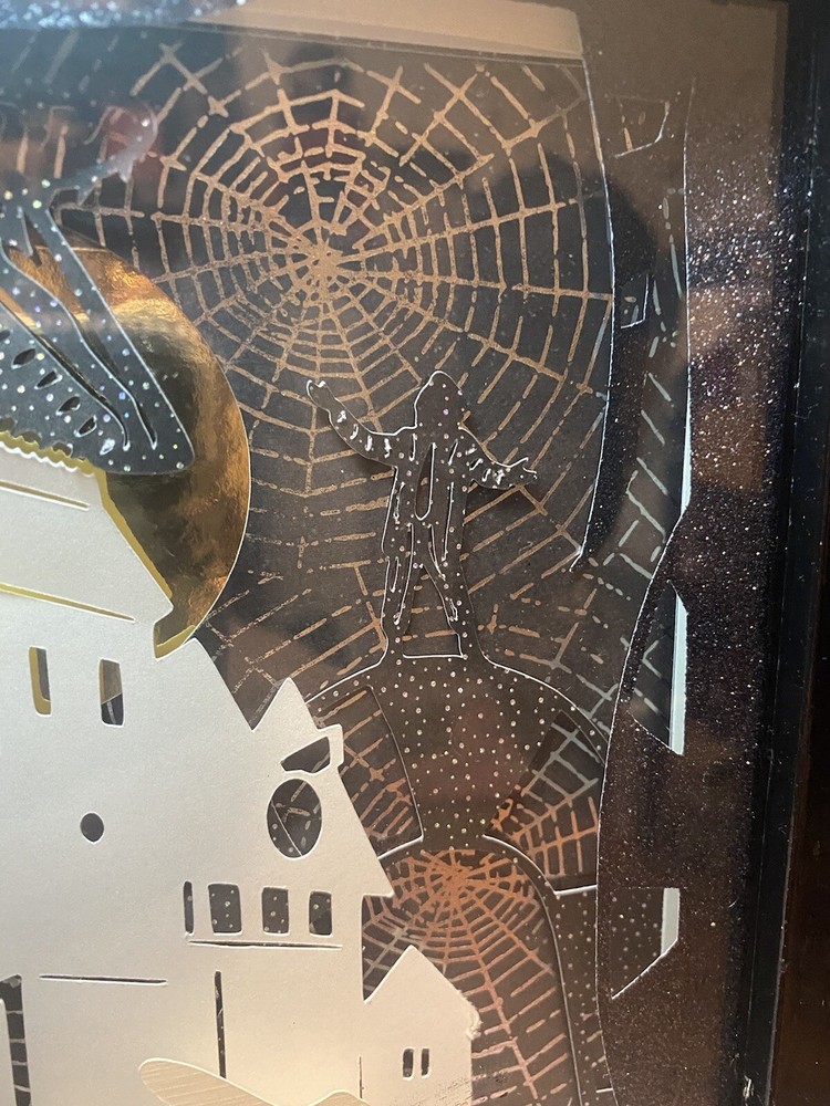 Beetlejuice hand made 9x9 shadow box