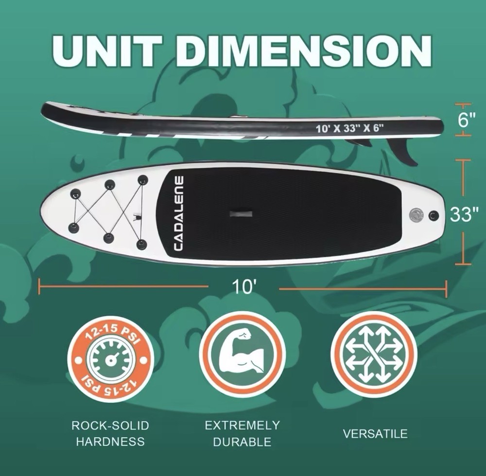 CADALENE Inflatable Stand Up Paddle Board