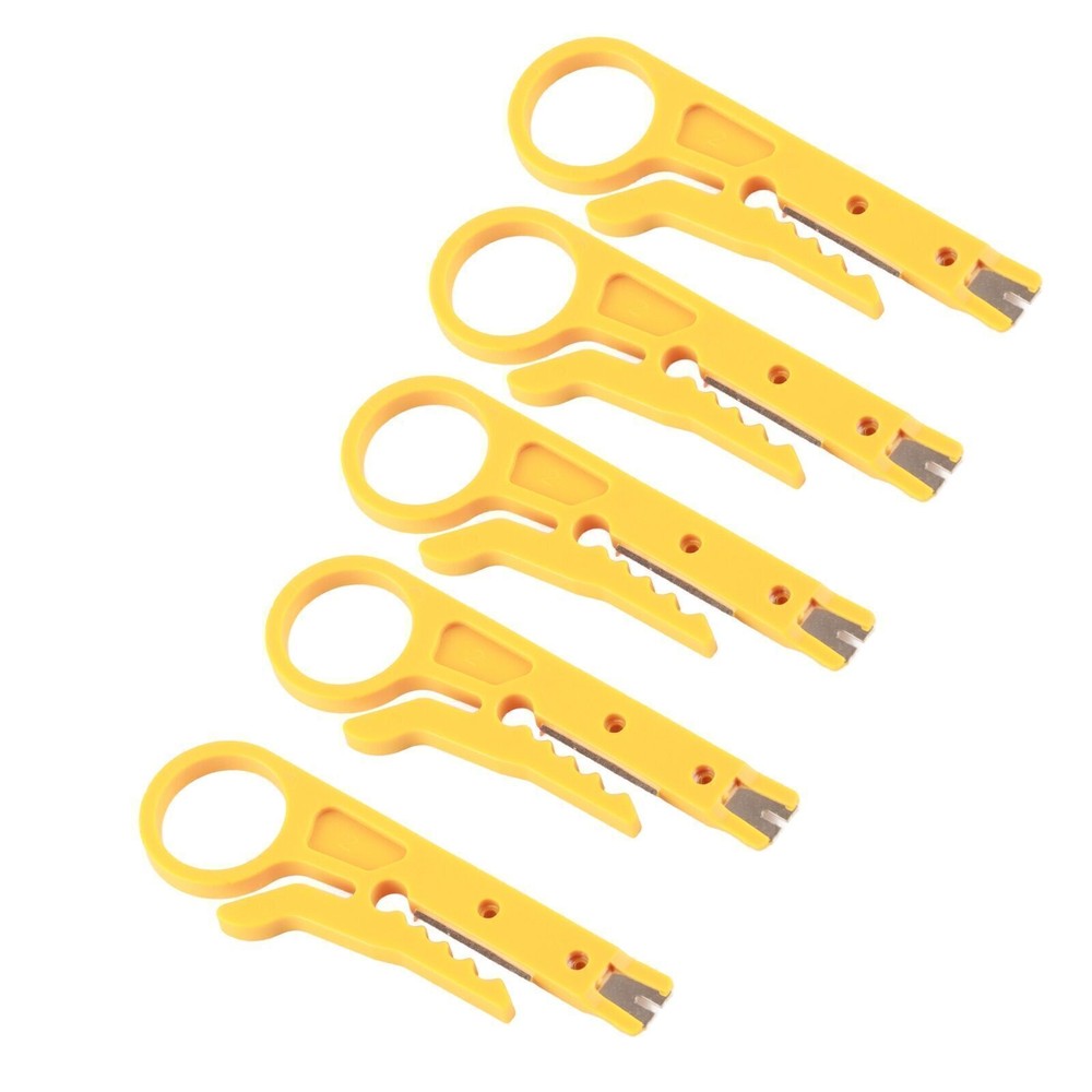 5Pcs Mini Wire Stripper Portable Durable Network Wire Stripper for CAT5 CAT5e