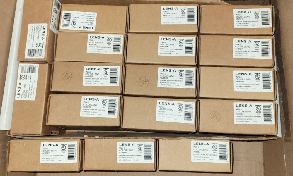 LENS-A SYSTEM SENSOR WALL COLOR=AMBER