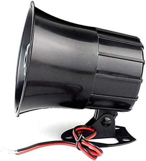 Powerful Blaring Wired Alarm Siren - Versatile - High-Decibel - Security