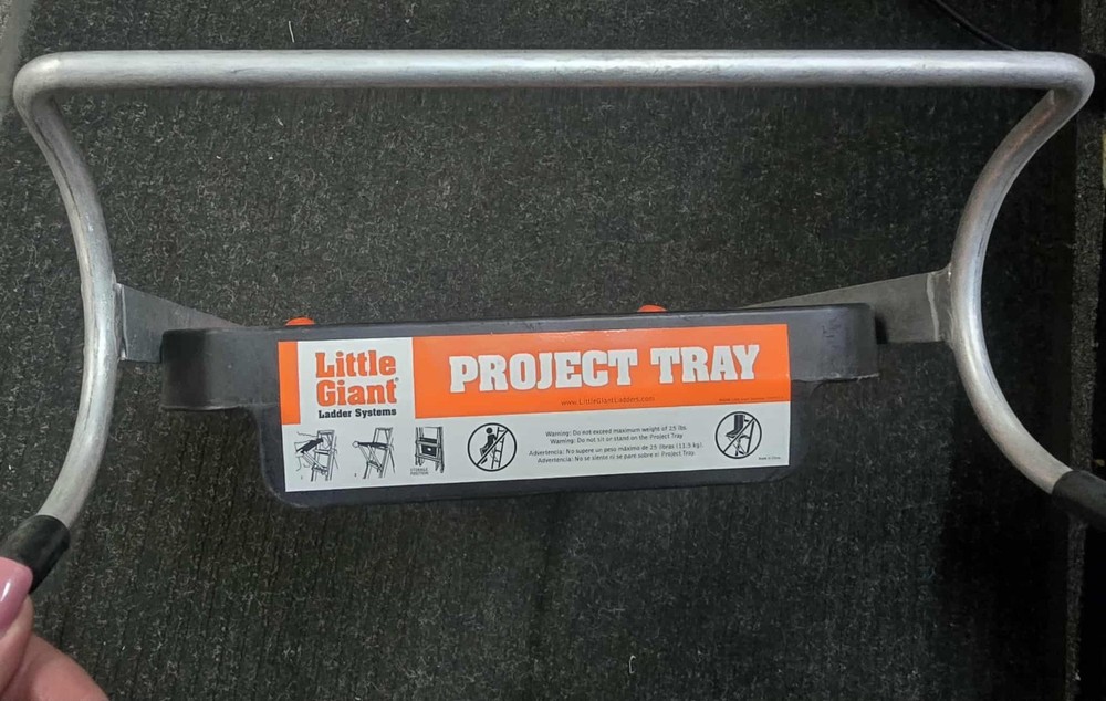 LADDER WORK P LATFORM ACCESSORY, WORK PLATFORM FOR HANGING ON LADDERS