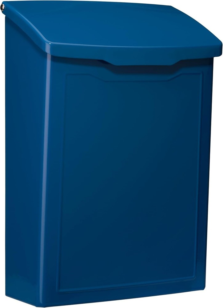 2681BE Marina Wall Mount Mailbox, C1, Blue