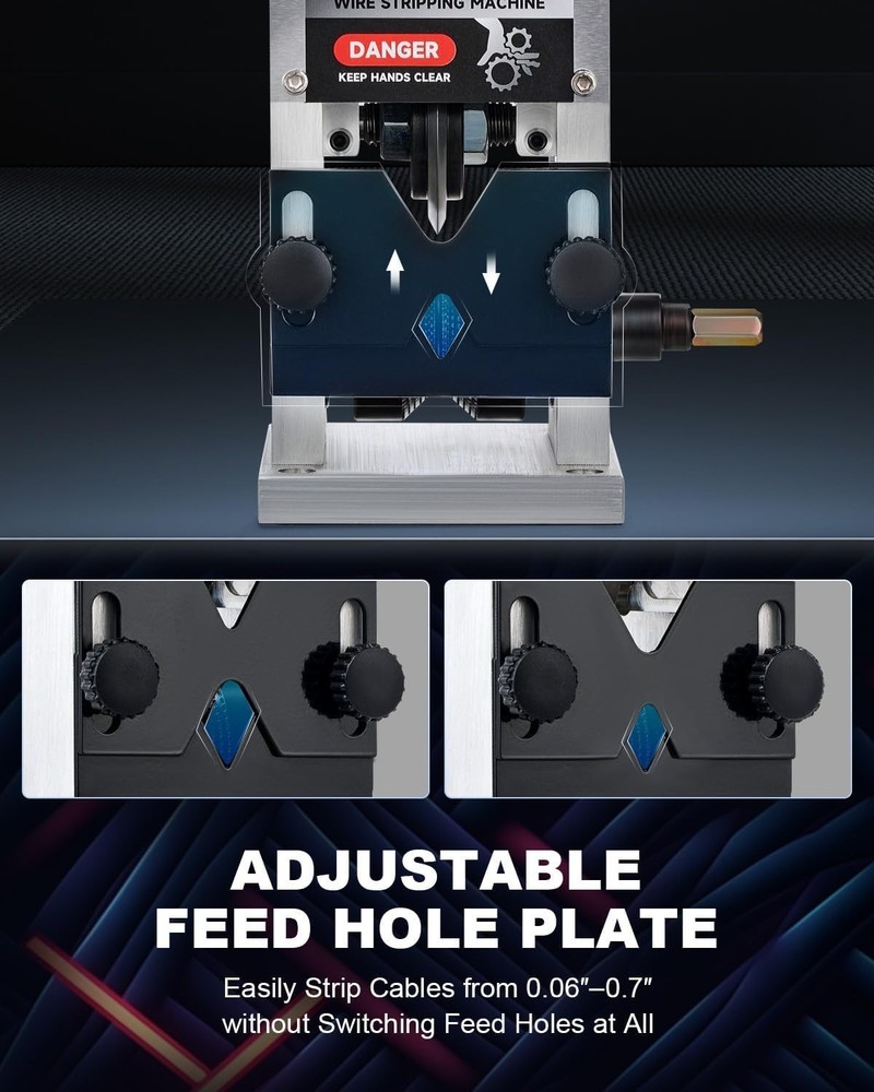 Versatile Wire Stripping Machine for Various Wires