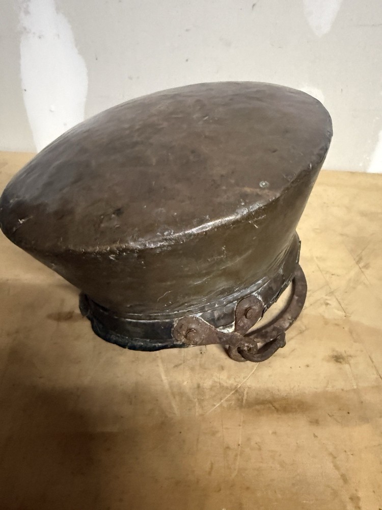Antique Hand-Hammered Copper Pot