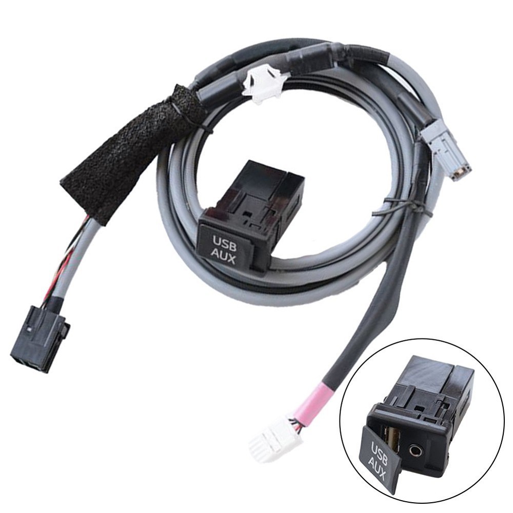 Practical Car USB AUX Interface Adapter for Toyota Quick and Easy Installation
