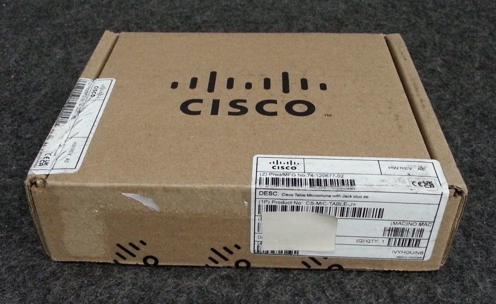 CISCO CS-MIC-TABLE-J Table Microphone 80Hz-20kHz White