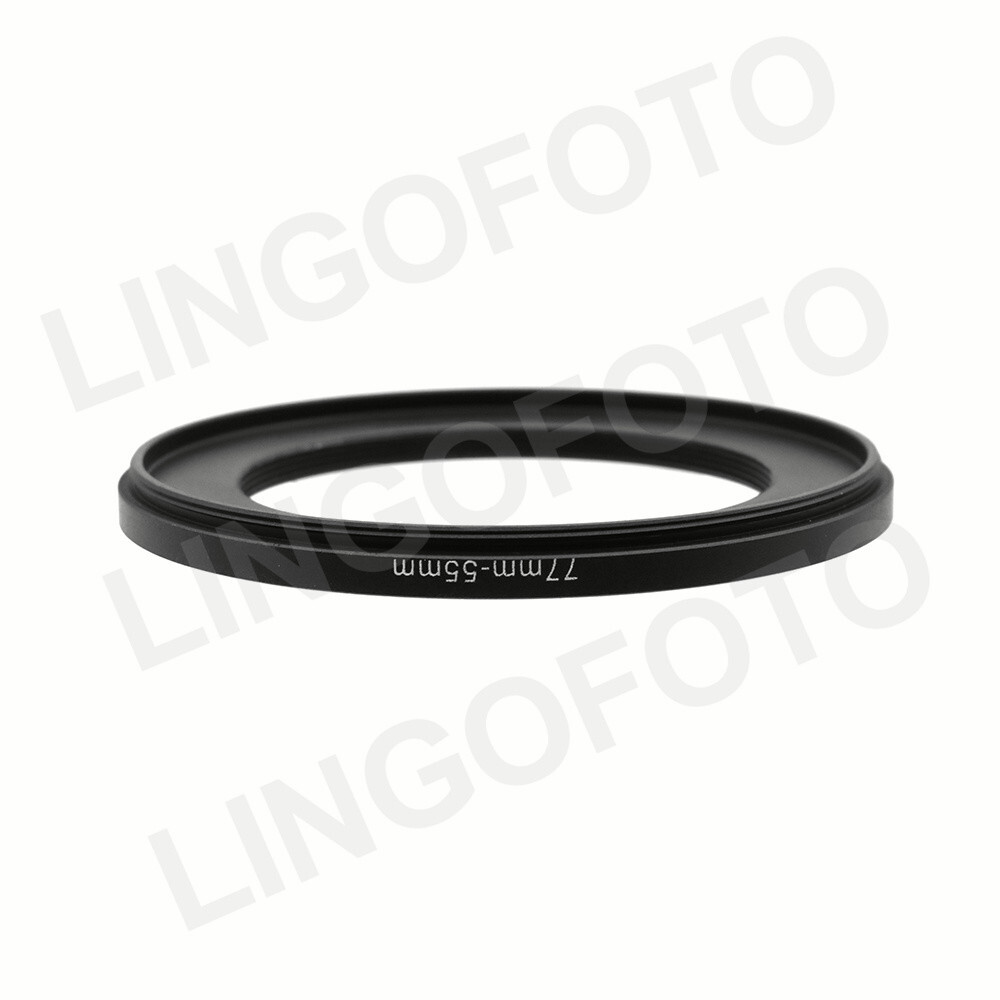 77mm to 55mm Stepping Step Down Ring Camera Lens Filter Adapter Ring 77-55mm