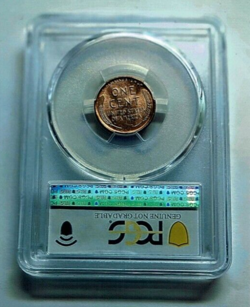 1909-P RED LINCOLN UNCIRCULATED CLEANED
