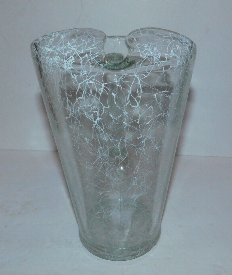 NEAT VINTAGE SPAGHETTI STRING GLASS PITCHER