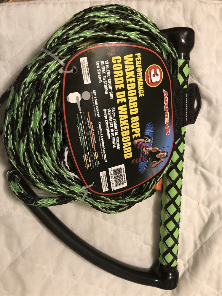 Airhead Performance Wakeboard/Ski/Tubing Rope 65ft