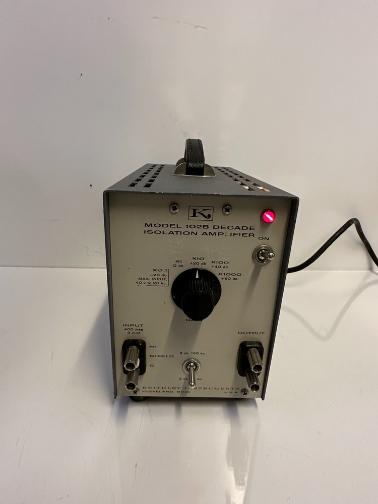 Keithley Decade Isolation Amplifier, Model 102B