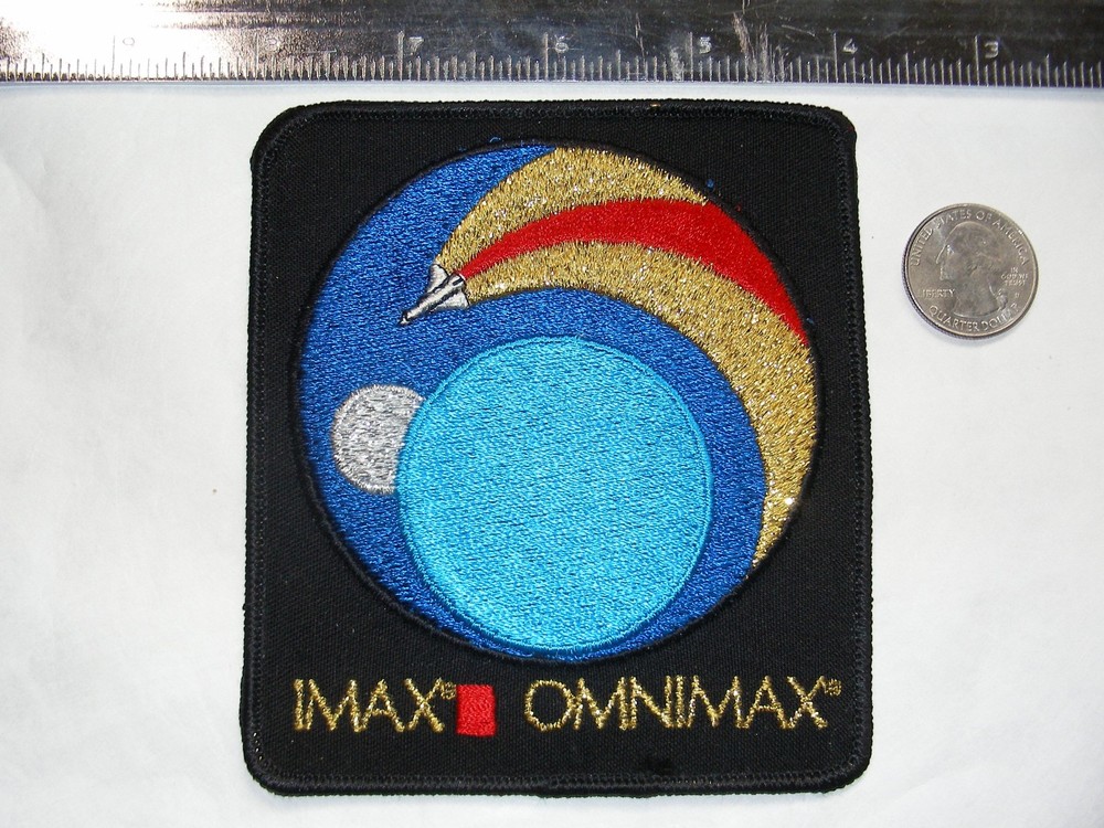 Original STS Space Shuttle IMAX OMNIMAX Patch NASA