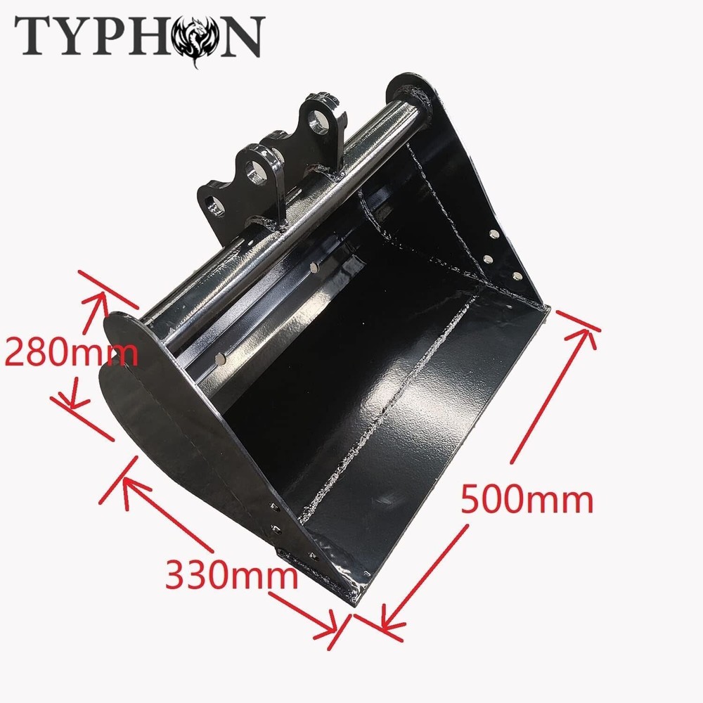 10-in-1 Mini Excavator Attachment Bundle Essential Tools Combo Kit for Worksites