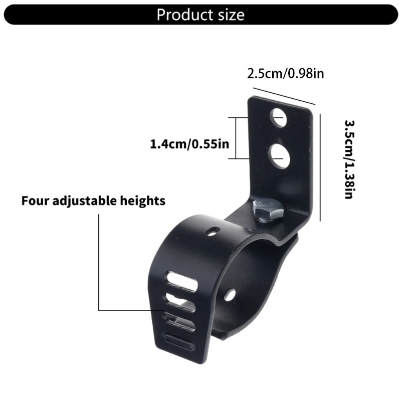 Long Lasting Motorcycle Handlebar Mount Providing Additional Installation Room