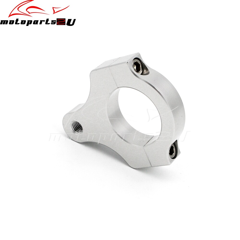 Motorcycle 33MM Steering Damper Fork Frame Stabilizer Clamp Mounting Bracket CNC