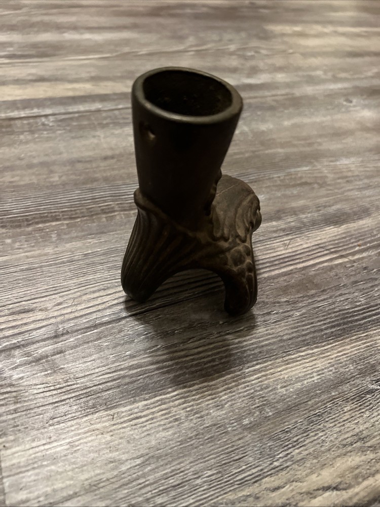 Antique 6” Cast Iron Claw/Mythological Face