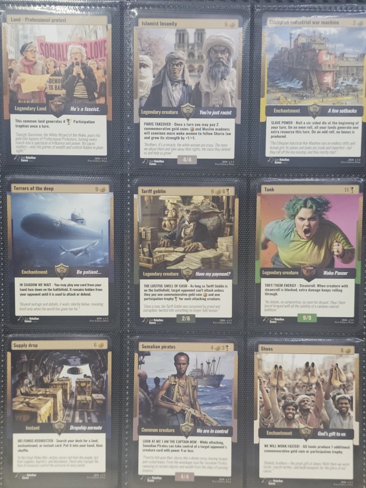 World War Woke War Path Complete First Edition Set (Non Holos)