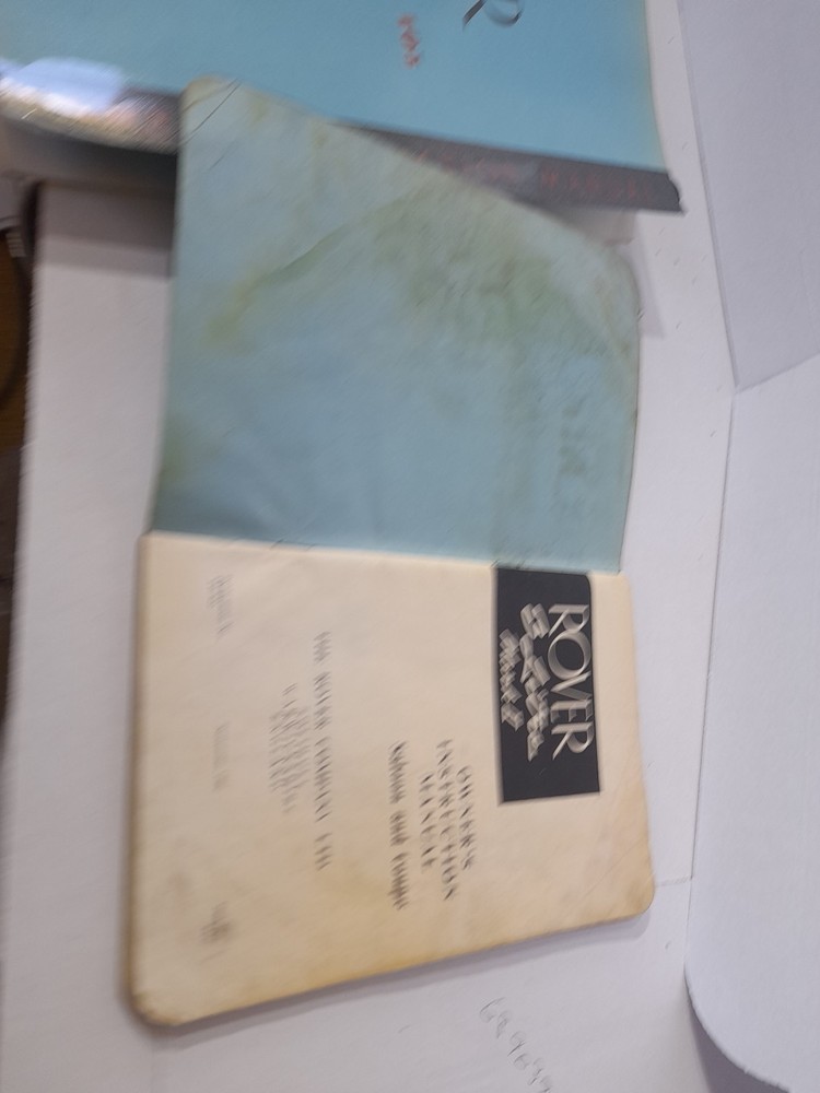 Rover 2 Litre Mk 2 Owners Manual