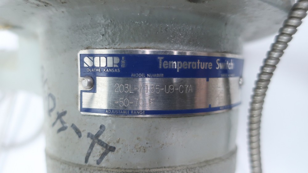Sor 203L-K135-U9-C7A Temperature Switch -50-70f