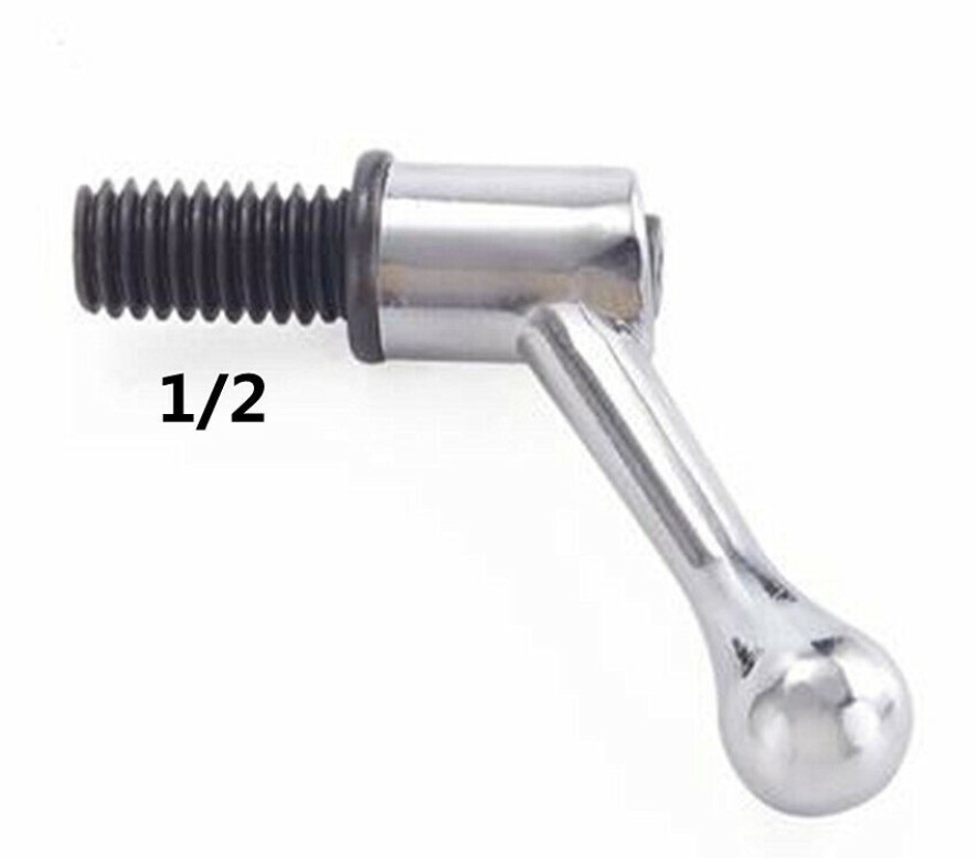 1PC M12 1/2 Thread Handle Set  Milling Machine Part Table Lock Bolt Handle