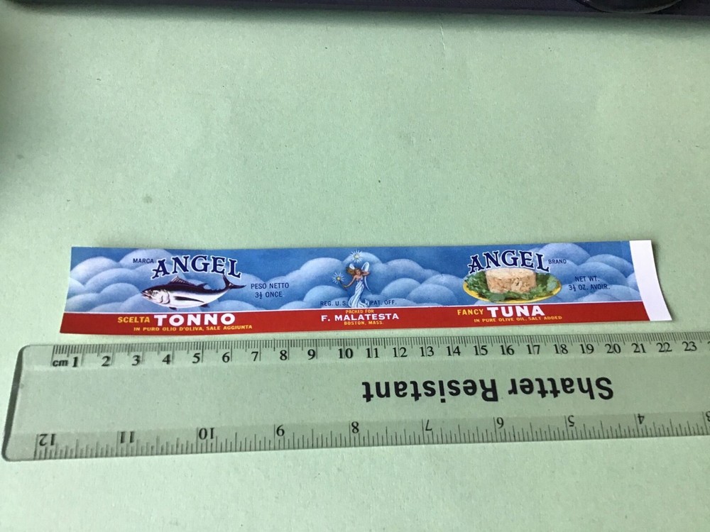 Angel Brand Fancy Tuna  Label  Ref 49470