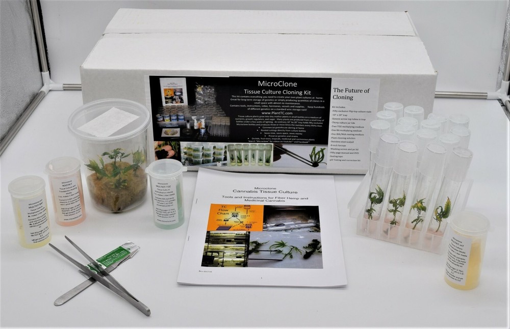 Microclone Tissue Culture Tissueponics Multkit-mT meta Topolin Cannabis Storage