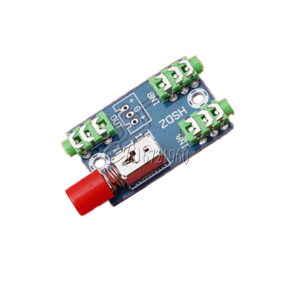 Audio Switch Board 3.5MM Audio Input A B Two Group Switch Select Input Output