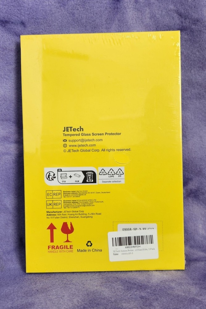 JETech Screen Protector for iPad Mini 5 / Mini 4 (2019) Tempered Glass 2-Pack