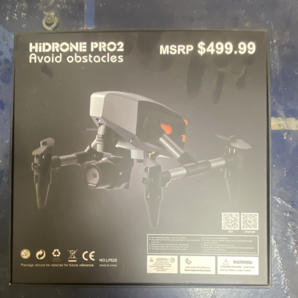 HiDRONE PRO2 Ready to Fly Drone HD Camera Obstacle Avoidance App Controller