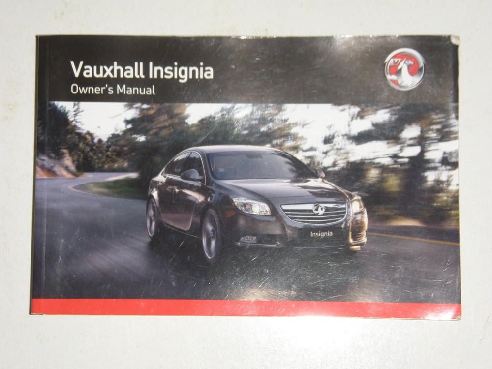 VAUXHALL INSIGNIA OWNERS HANDBOOK PACK  2008-2012