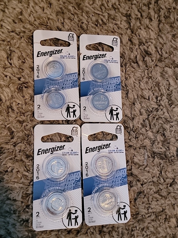 Energizer 2016 3V Lithium Button Cell Battery 2016 8 Ct