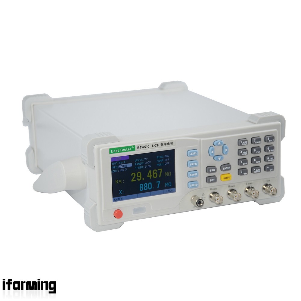 ET4510 Desktop LCR Tester Capacitance Inductance Meter 10Hz-100KHz Testing IFA