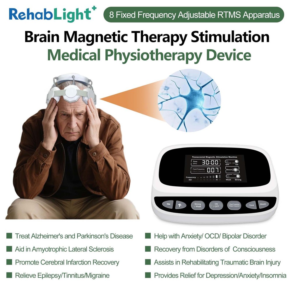 Transcranial Direct Stimulation Device Brain Stimulator Post-Traumatic Stress