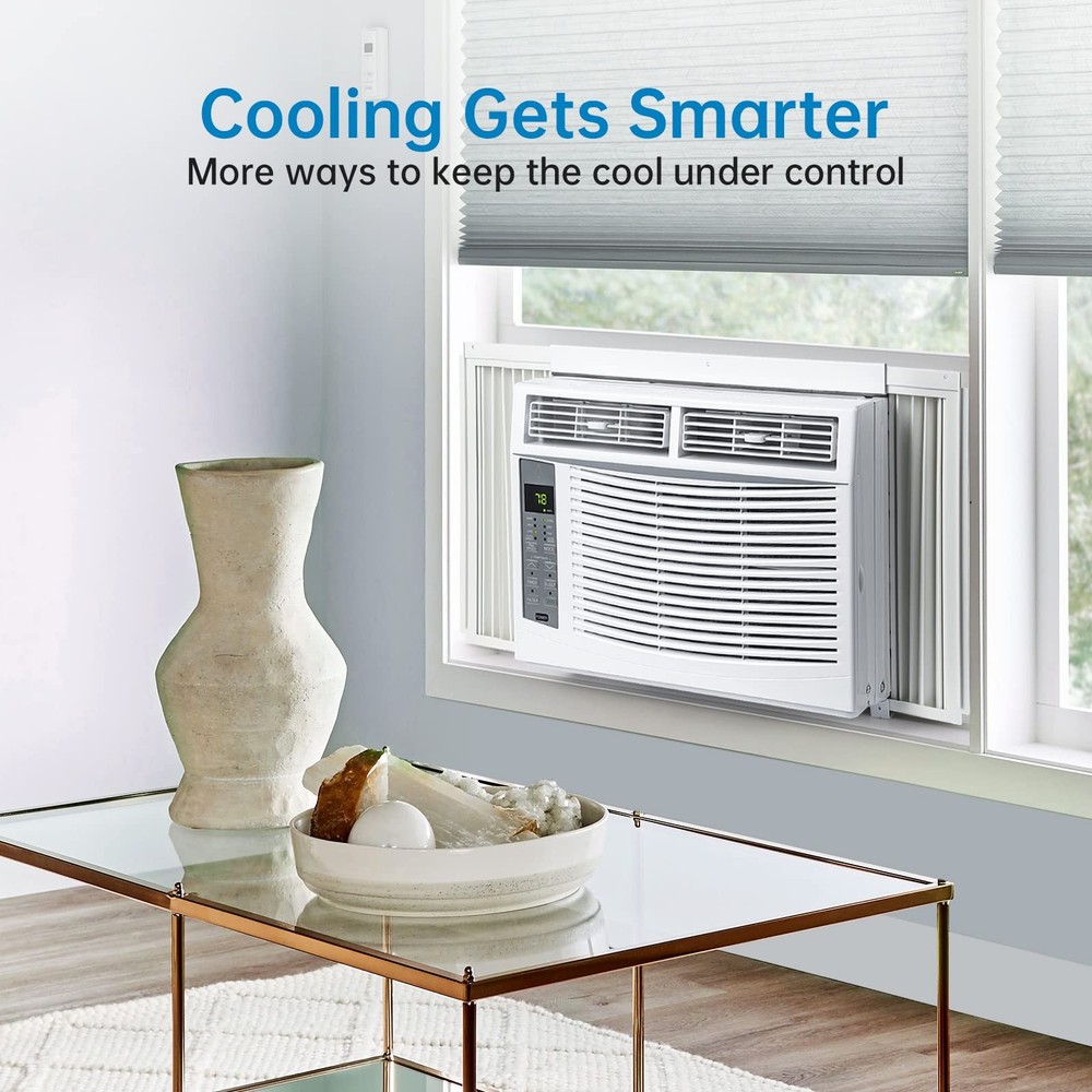 6000 BTU Window Air Conditioner Window AC Unit W/Remote Control Timer Function